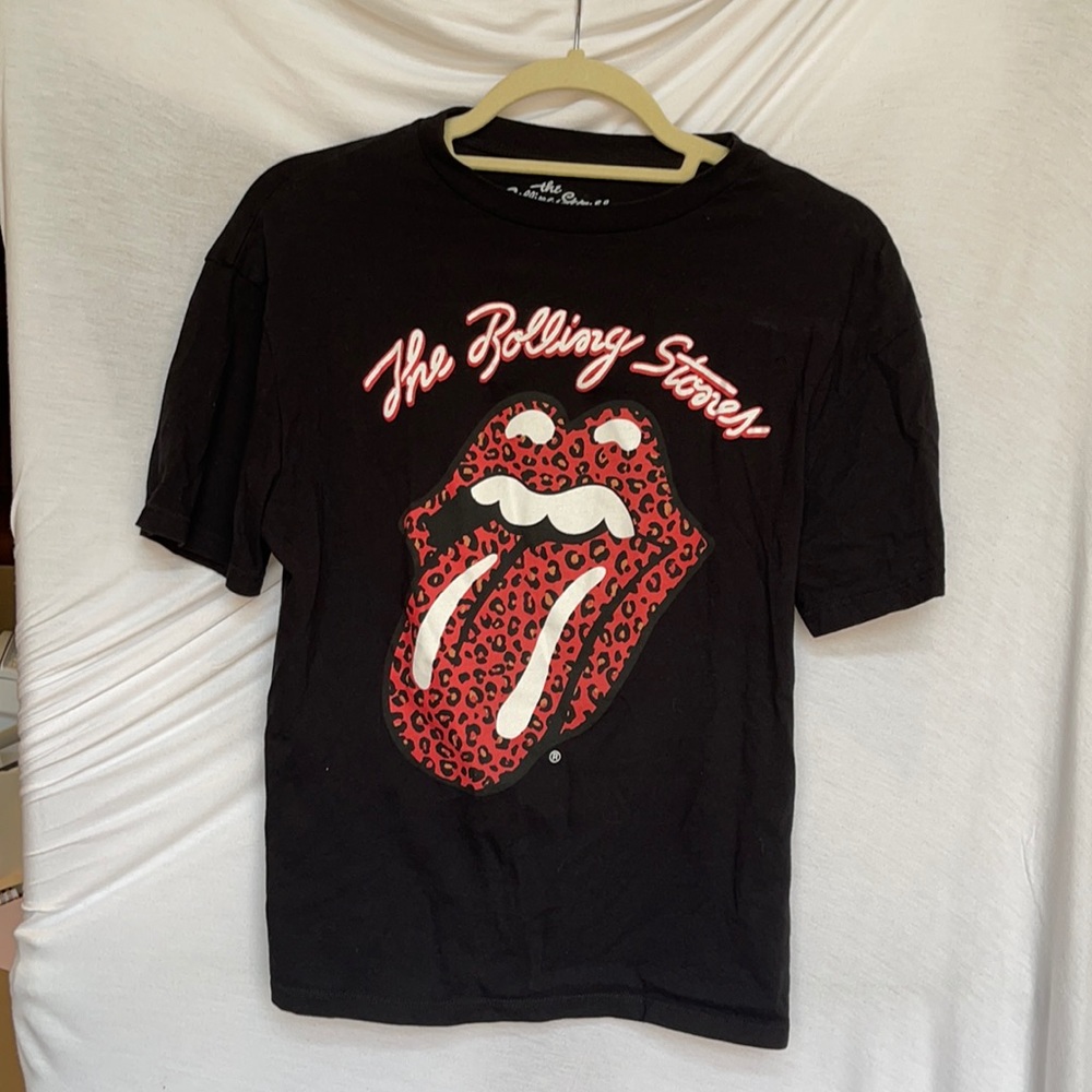 Pull&Bear Rolling Stones Black TShirt Size Small